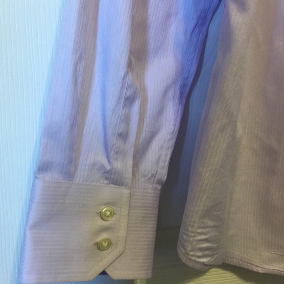 Hugo Boss Dress Shirt Regular Fit 34 35 Pinstripe - Picture 3 of 8